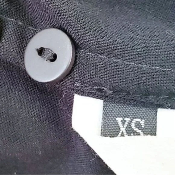 Jesse Kamm Open V-Back Mock Neck Black Dress XS | Collector’s Piece - Picture 5 of 10